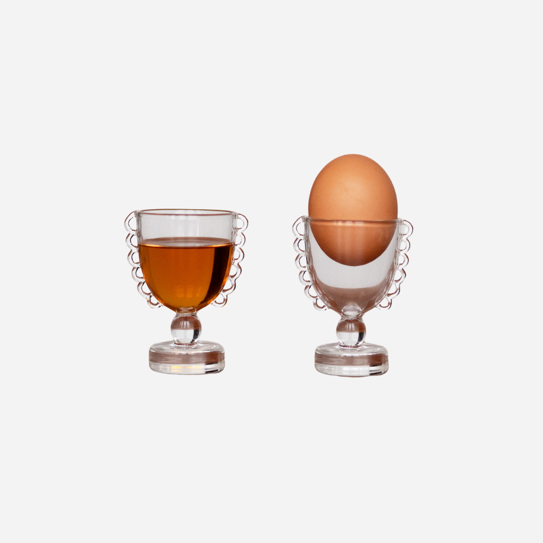 COCO EGG CUP SET - CLEAR