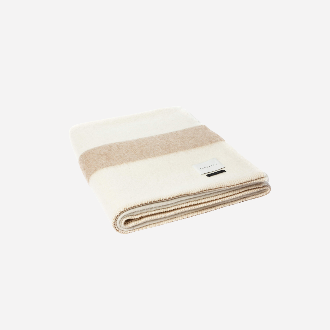 THE SIEMPRE RECYLCED BLANKET - IVORY