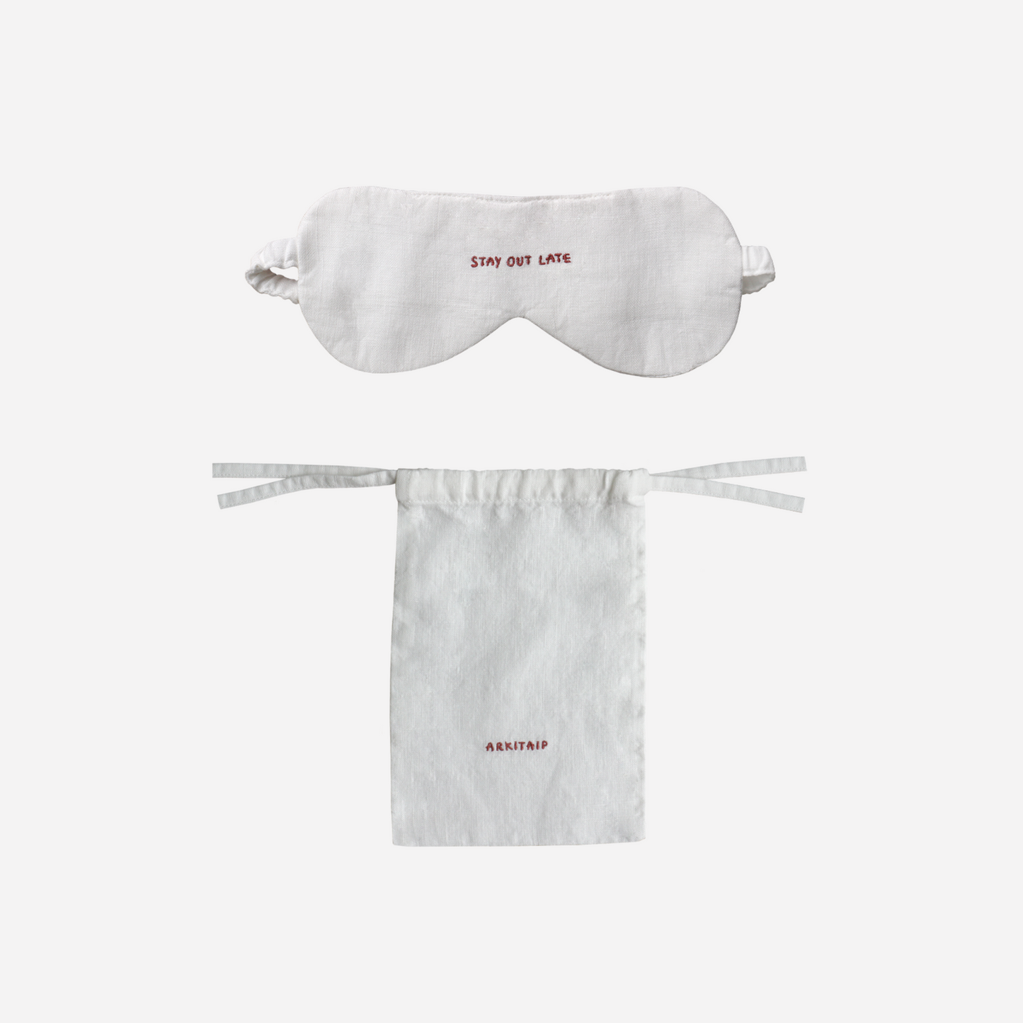 STAY OUT LATE LINEN EYE MASK
