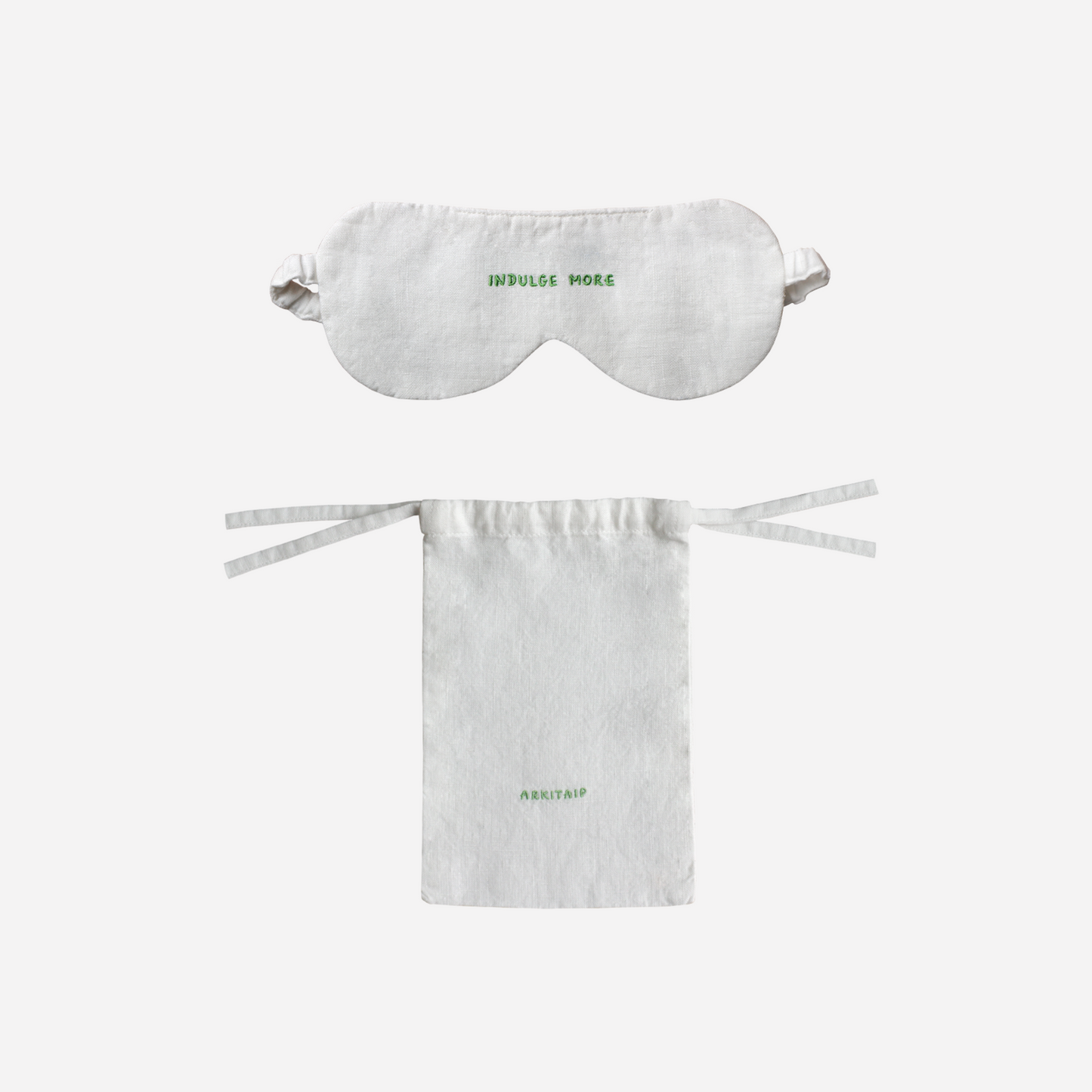 INDULGE MORE LINEN EYE MASK