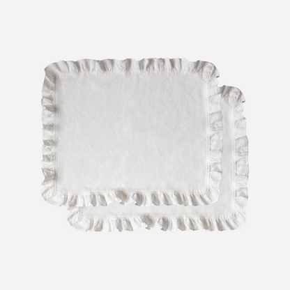 RUFFLED CASITA PLACEMATS - SET OF 2