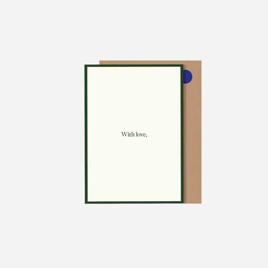 WITH LOVE CARD