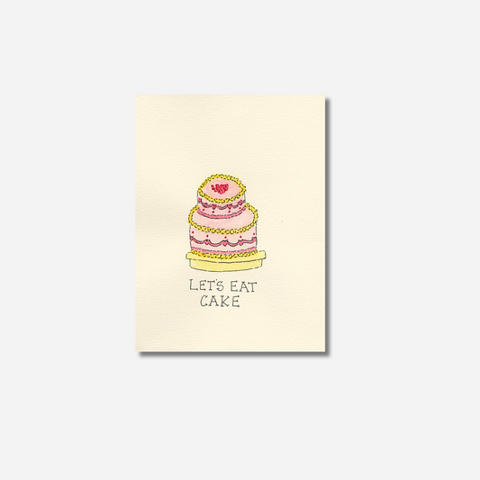 LET'S EAT CAKE CARD