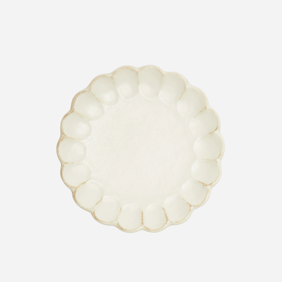 RINKA CERAMIC DINNER PLATES - SET OF 4