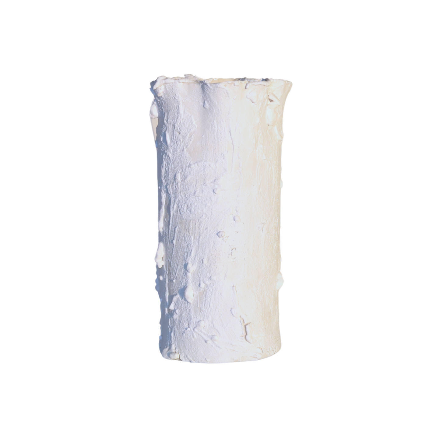 CYLINDER VASE - WHITE FROST