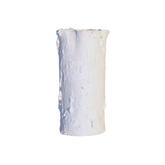 CYLINDER VASE - WHITE FROST