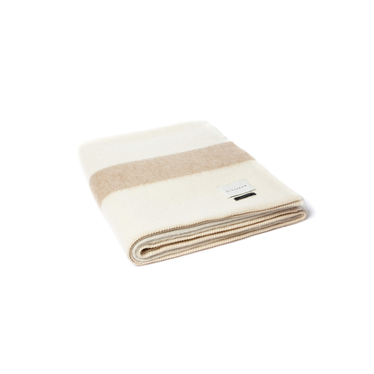 THE SIEMPRE RECYLCED BLANKET - IVORY