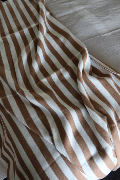 HEIRLOOM BLANKET - TOBACCO STRIPE