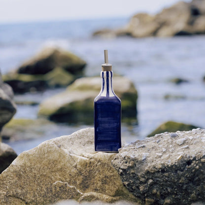 CERAMIC OIL DISPENSER (BLUE)