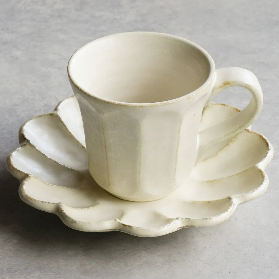 RINKA CERAMIC MUG & SAUCER SET