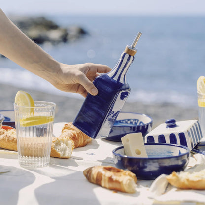 CERAMIC OIL DISPENSER (BLUE)