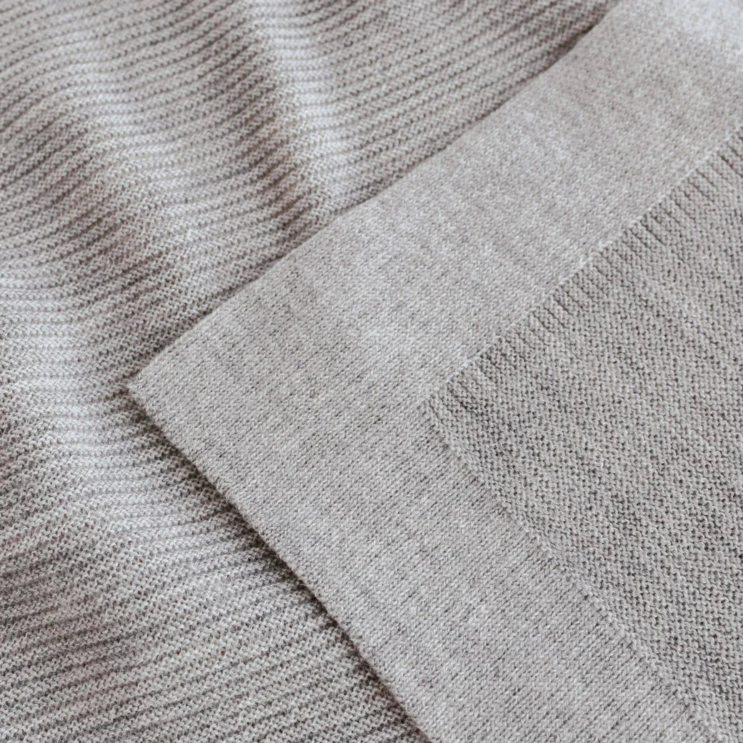 BABY BLANKET - GUST GREY MELANGE