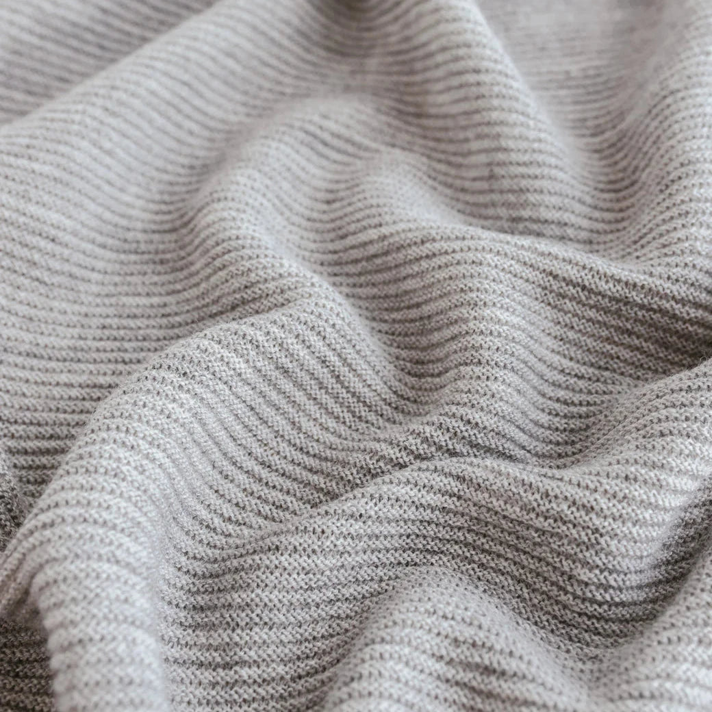 BABY BLANKET - GUST GREY MELANGE