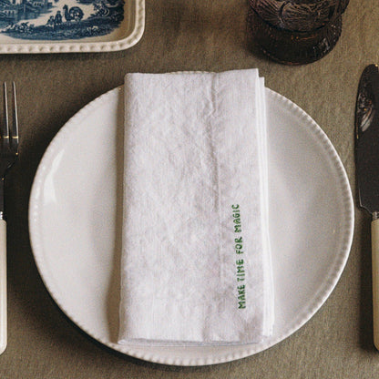 GRATITUDE LINEN NAPKINS - SET OF 4