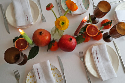 GRATITUDE LINEN NAPKINS - SET OF 6
