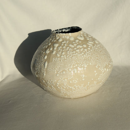 ORB VASE - WHITE LICHEN POP