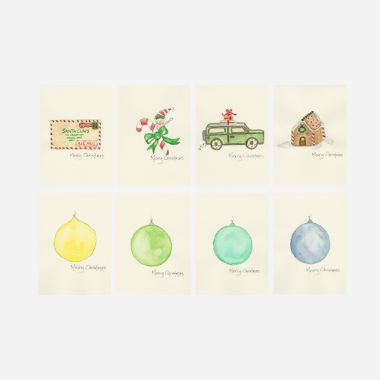 CHRISTMAS CARD SET (8 PACK_