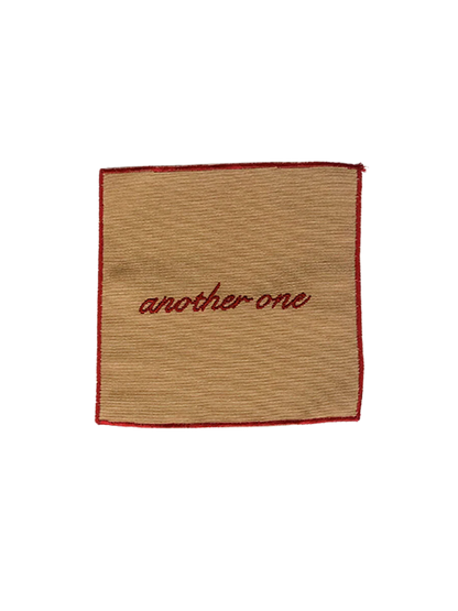 COCKTAIL NAPKINS (Beige & Red)